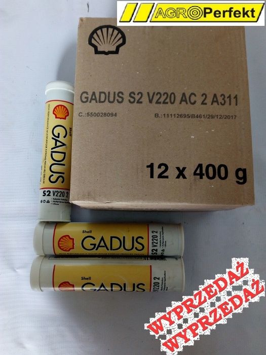 Shell Gadus S2 V220 _ 2 400g Duża ilość