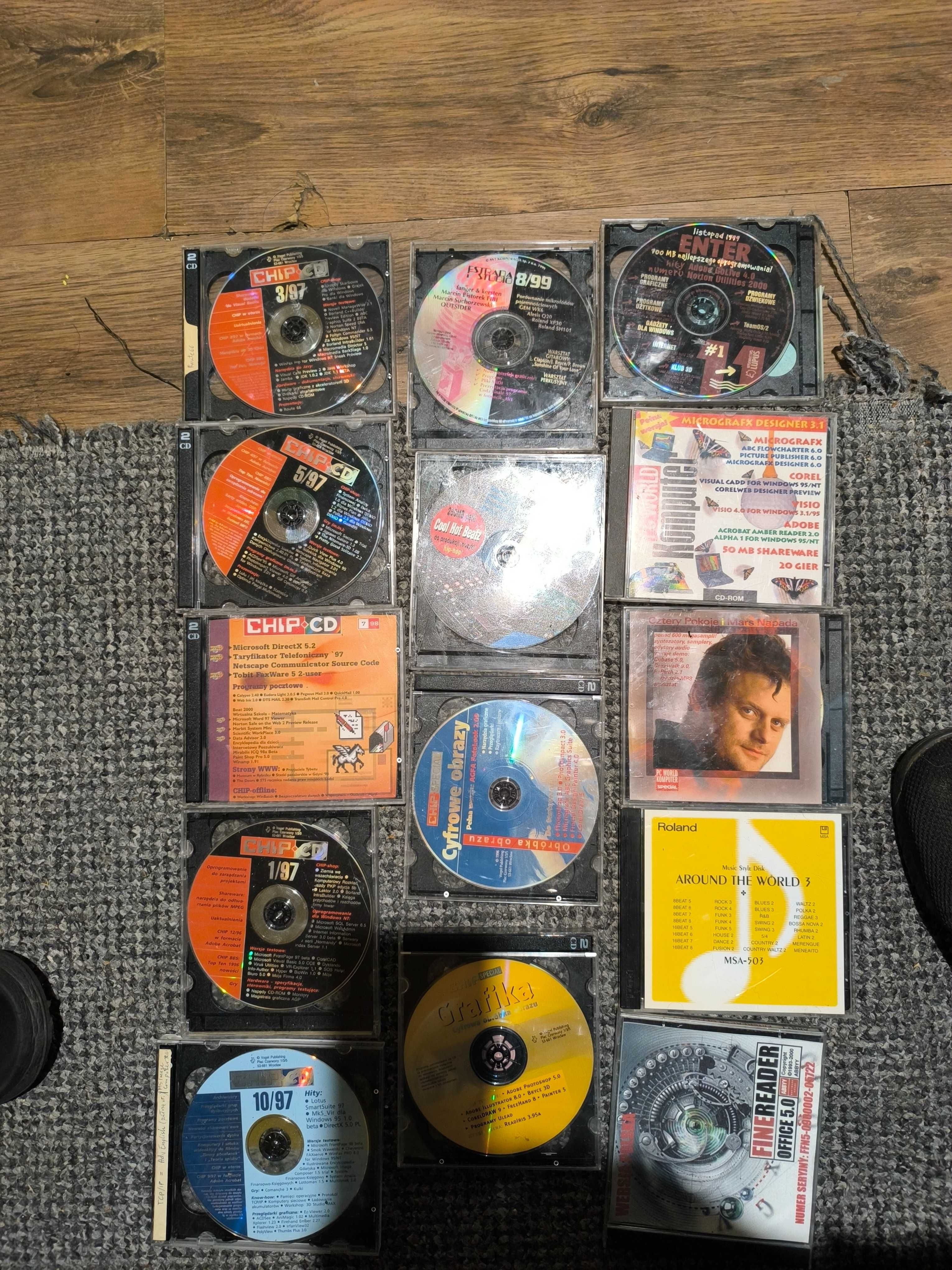 Płytki z programami 97/00 rok