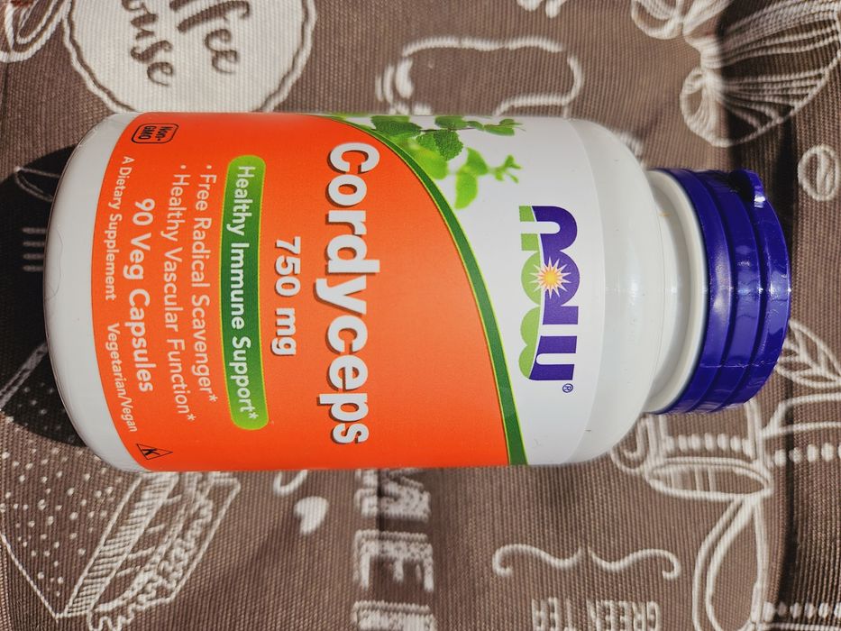 Now Foods кордицепс cordyceps гриб імунітет иммунитет 750 мг 90 шт