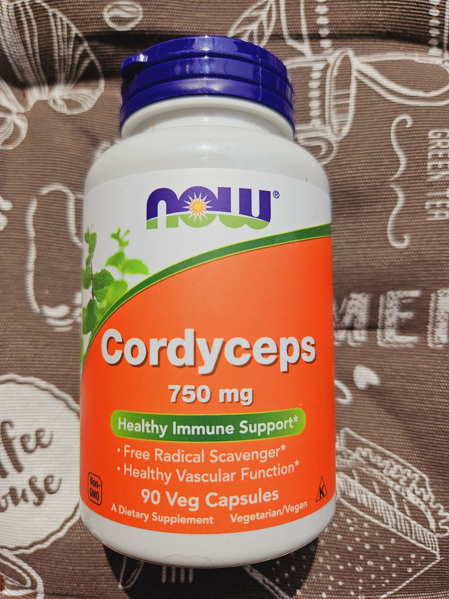 Now Foods кордицепс cordyceps гриб імунітет иммунитет 750 мг 90 шт