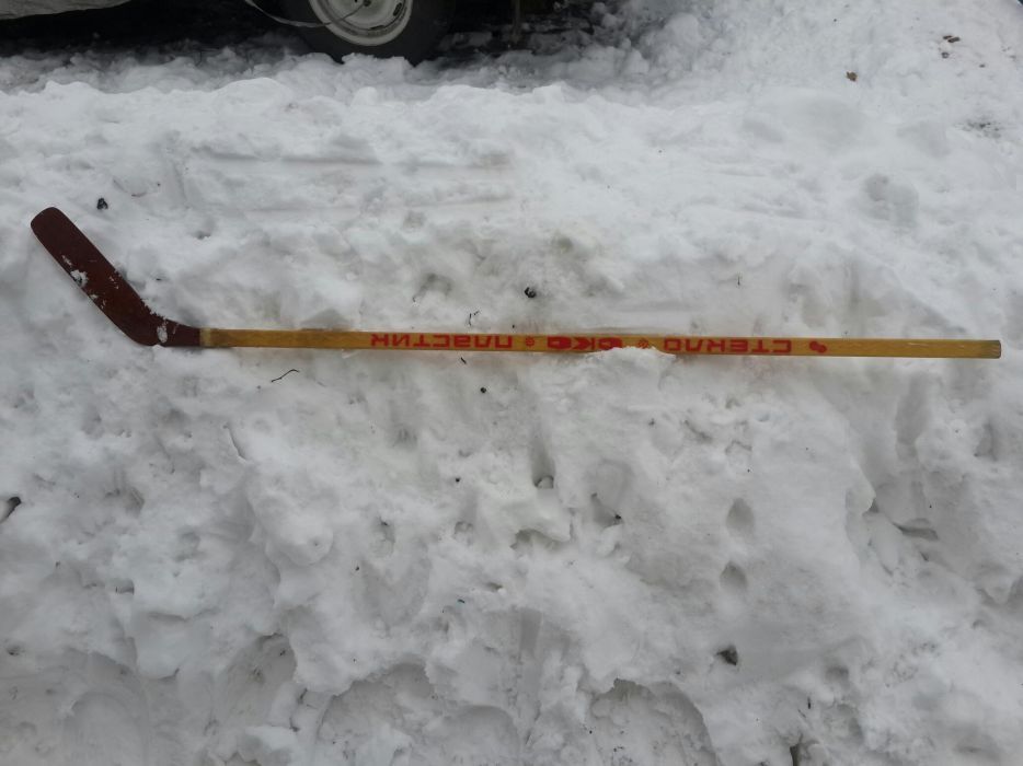 Клюшка хокейная стекло-око-пластик (карбон). СССР