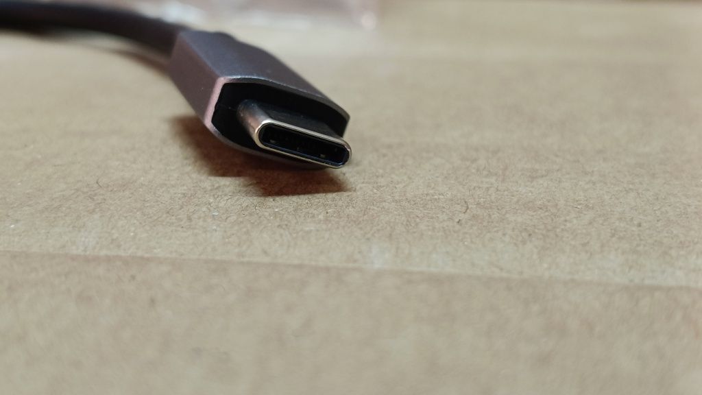 Aluminiowa przejściówka z USB-C na DisplayPort