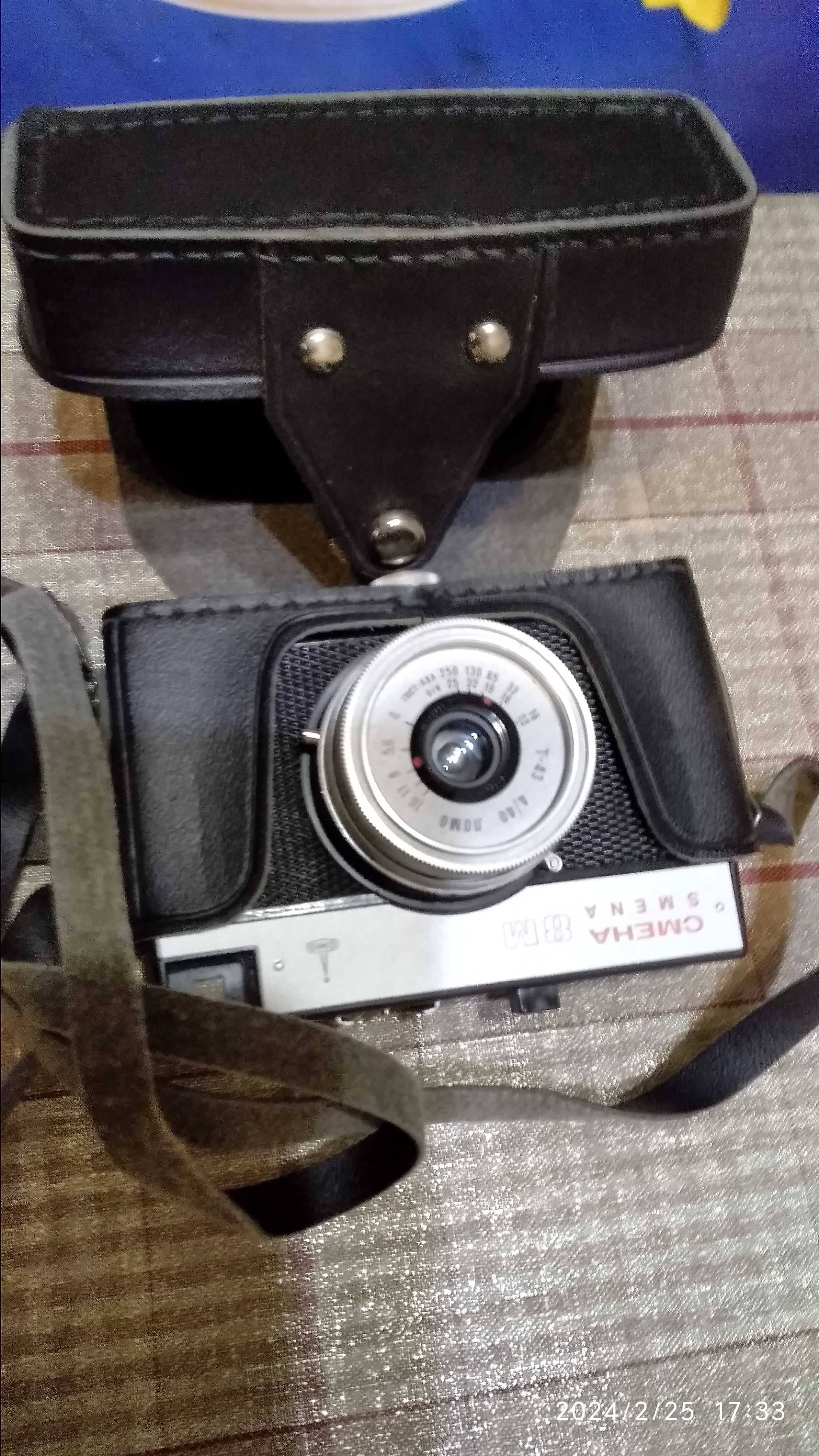 Фотоаппарат Смена 8М с чехлом