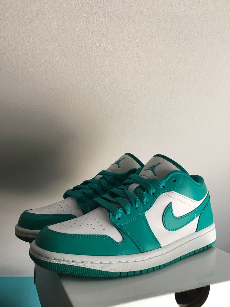 Nike Air Jordan 1 Low New Emerald Mint Miętowe Turkusowe