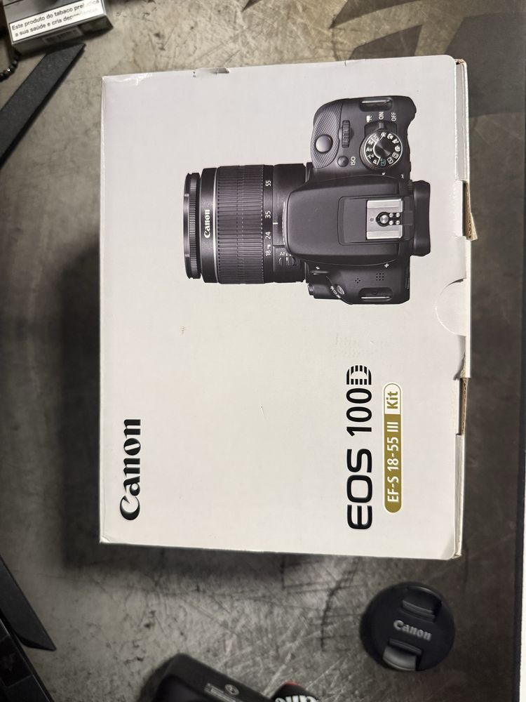 Canon EOS 100D + Lente 18-55mm f/3.5-5.6 III – Como Nova
