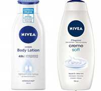 NIVEA zestaw balsam do ciała 400 ml + żel pod prysznic 400 ml