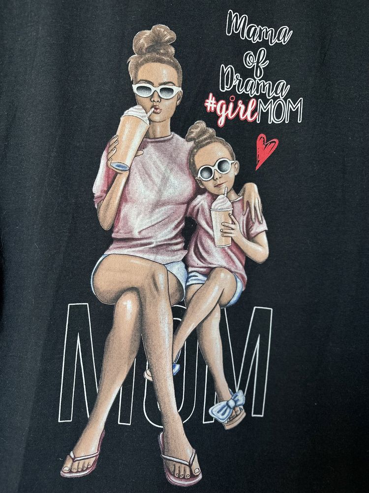 Koszulka mama Of drama tshirt rozmiar S