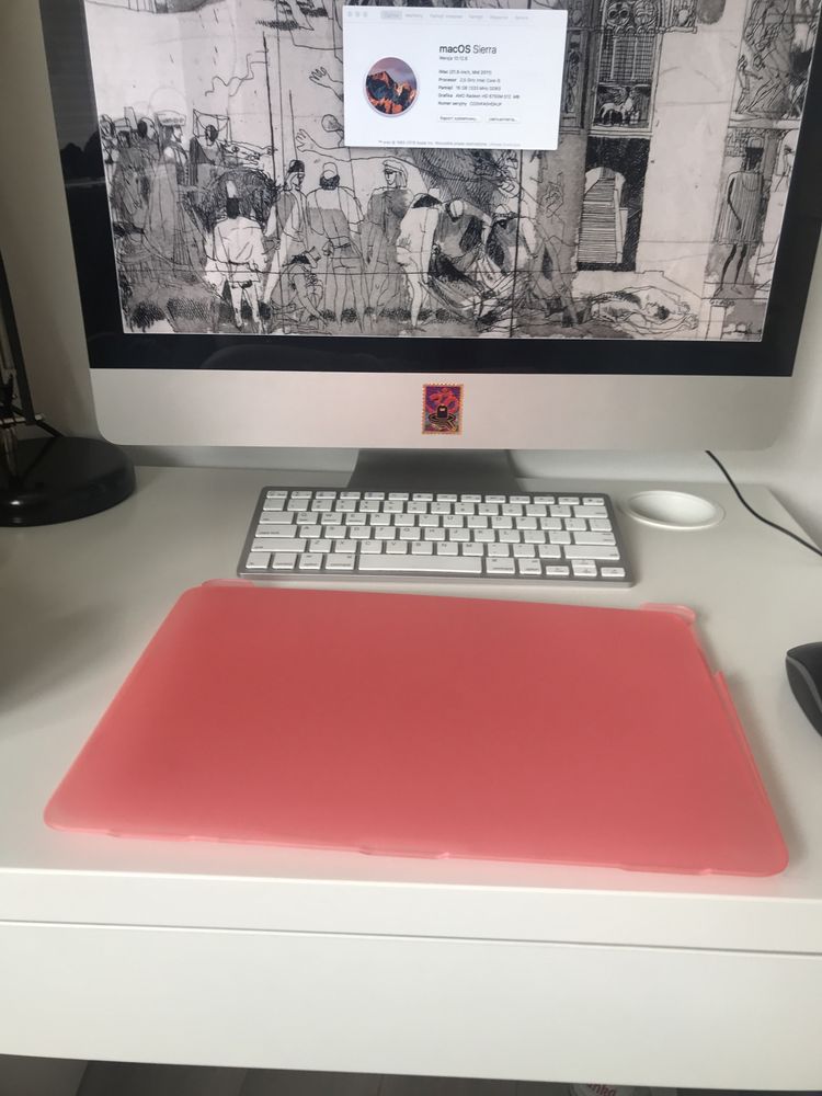 Pokrowiec hardcase do Macbooka Air Pro 13 różowy