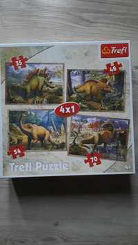 Puzzle dinozaur Trefl 4w1
