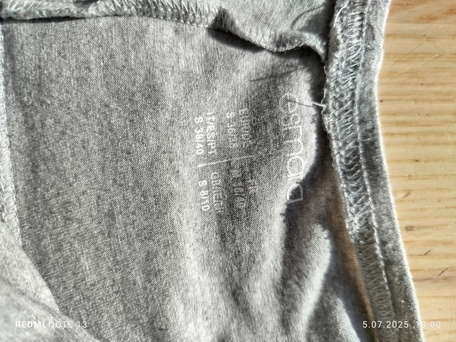 Wygodne bawełniane szare krótkie spodenki szorty shorts ciążowe mama m