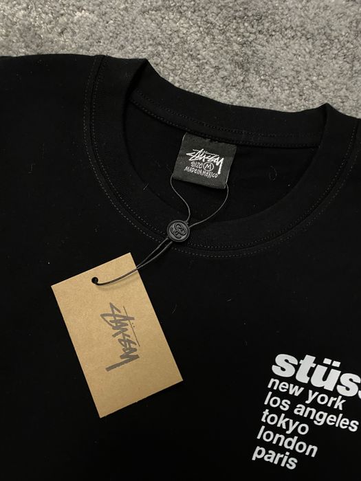 T-shirt Stüssy Strawberry Black
