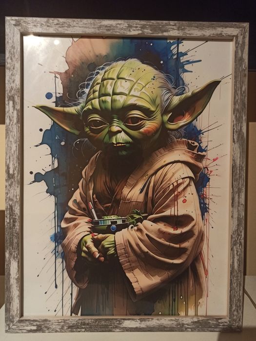 Gwiezdne wojny YODA obraz na płótnie
