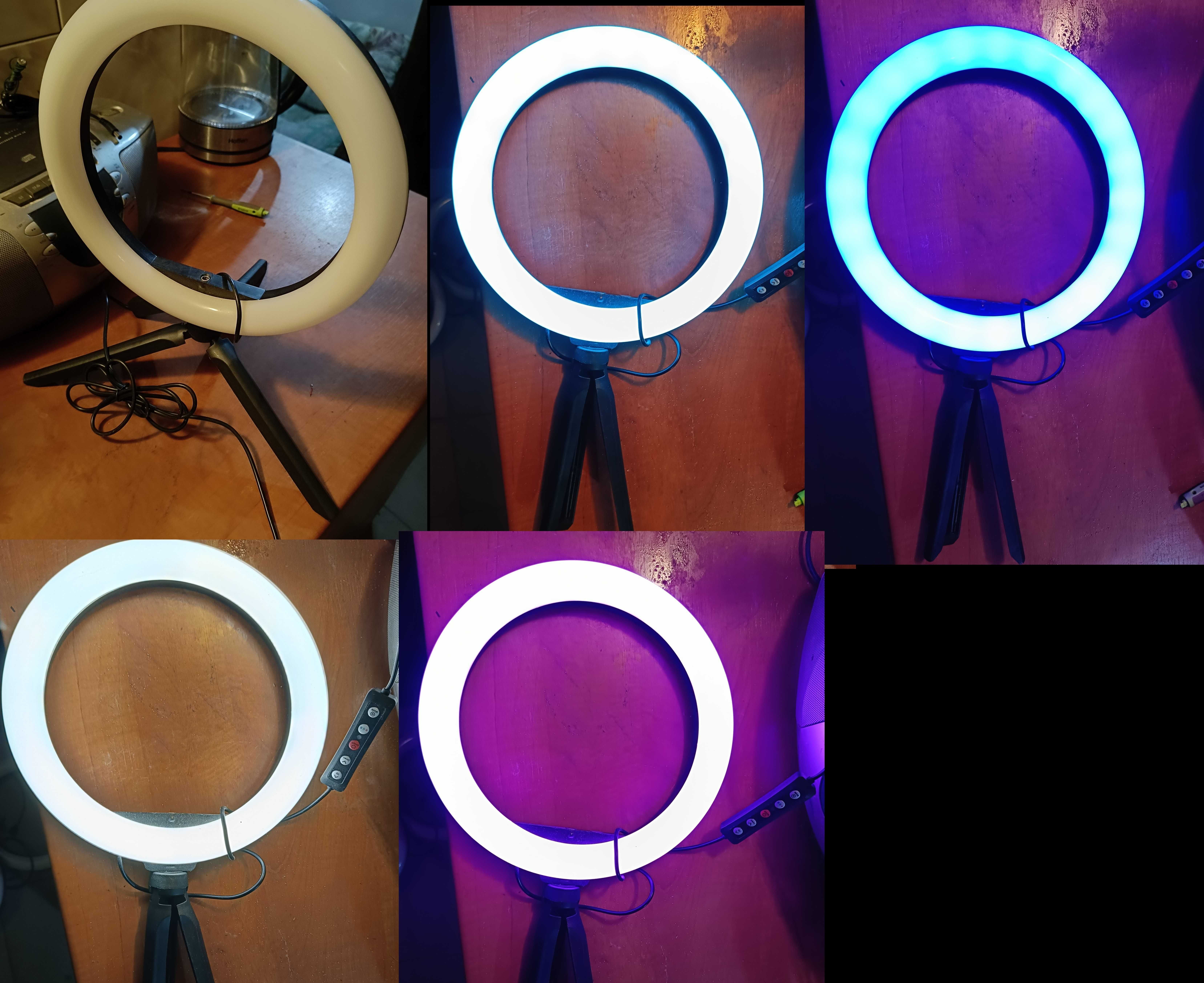 Pierścieniowa lampa światła OŚWIETLENIE LED STATYW SELFIE