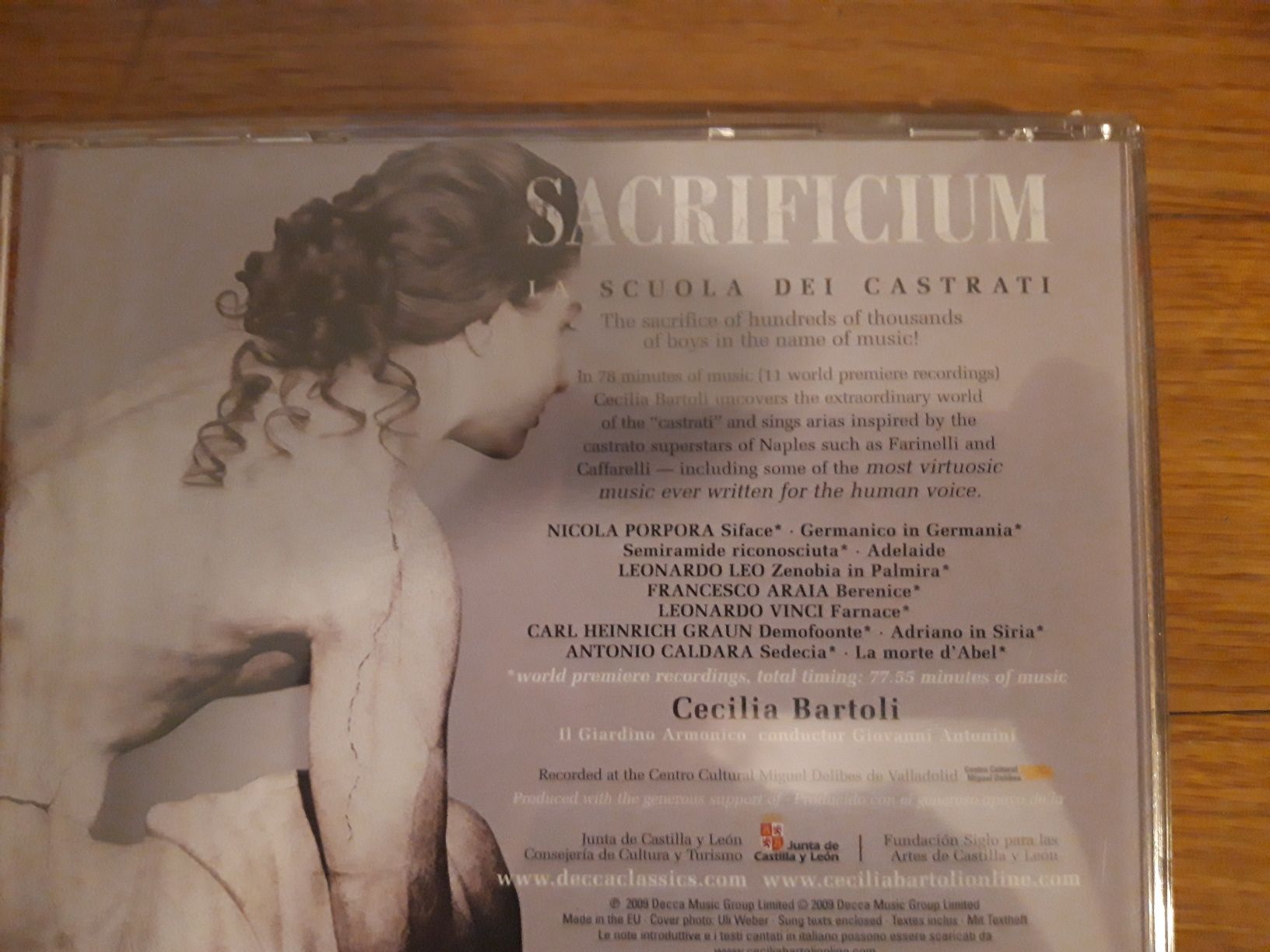 CD Cecilia Bartoli - Sacrificium