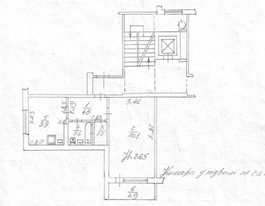 Продаж одно кімнатної квартири