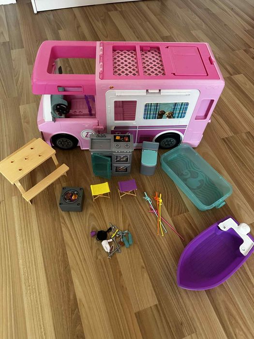 BARBIE wielki kamper auto Duży kamper 3W1