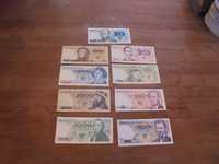 zestaw banknotów polskich z prl-u w stanie bankowym + gratis b 340