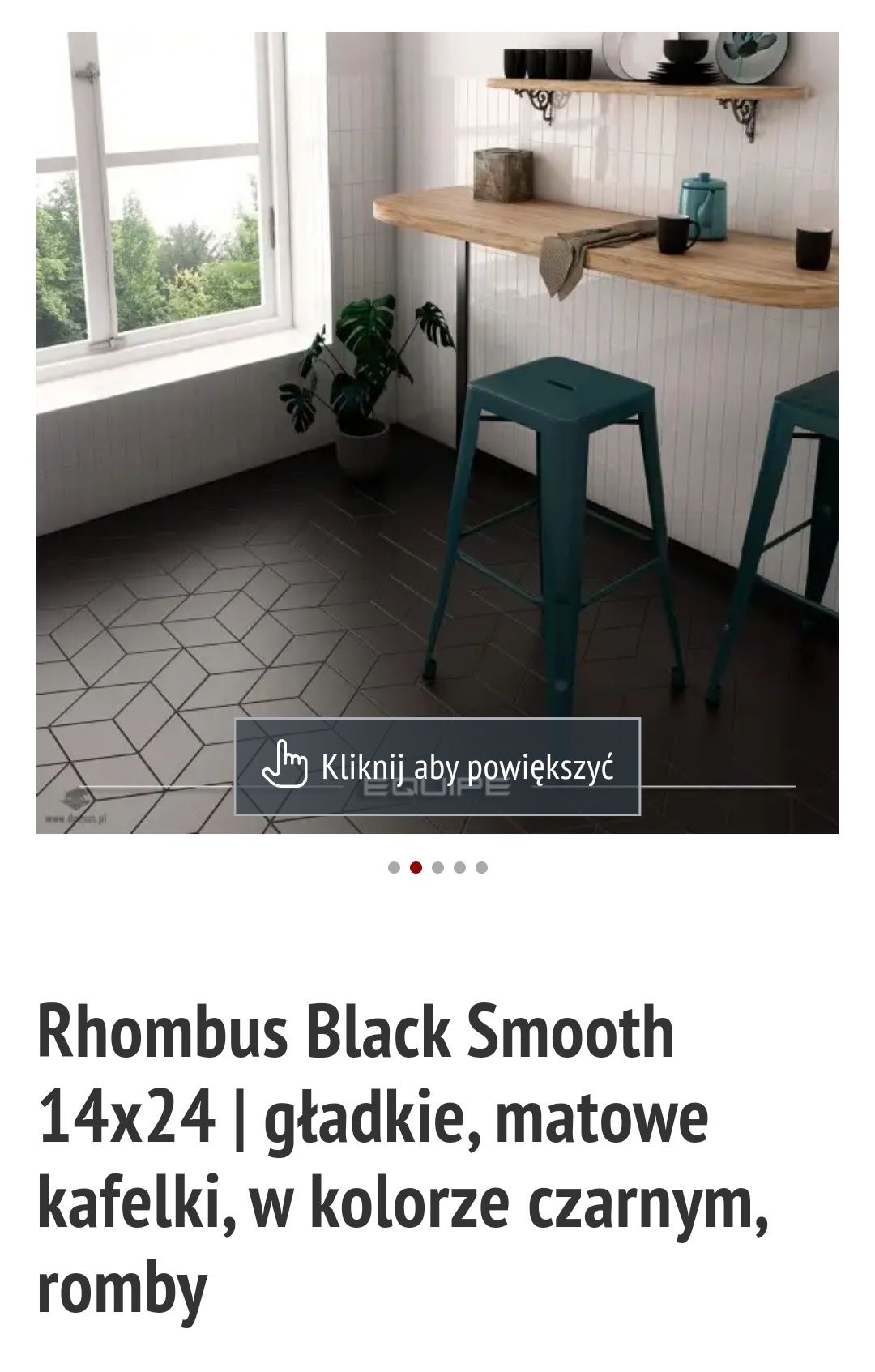 Płytki Equipe Rhombus Black