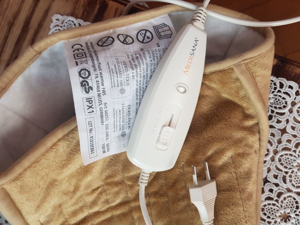 Elektryczny but..ogrzewacz stóp..termofor..Medisana 60257