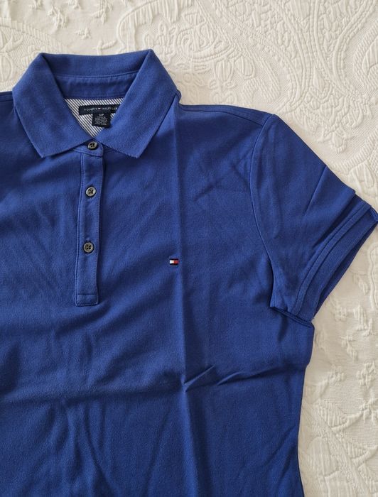 Polo azul Tommy Hilfinger, tamanho S/P
