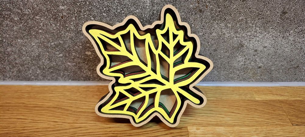 Jesienny zestaw 4 szt. ręcznie malowanych podkładek pod kubek, prezent