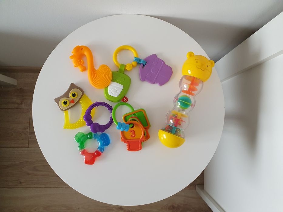 Gryzaki plus Grzechotka 6sztuk zestaw!