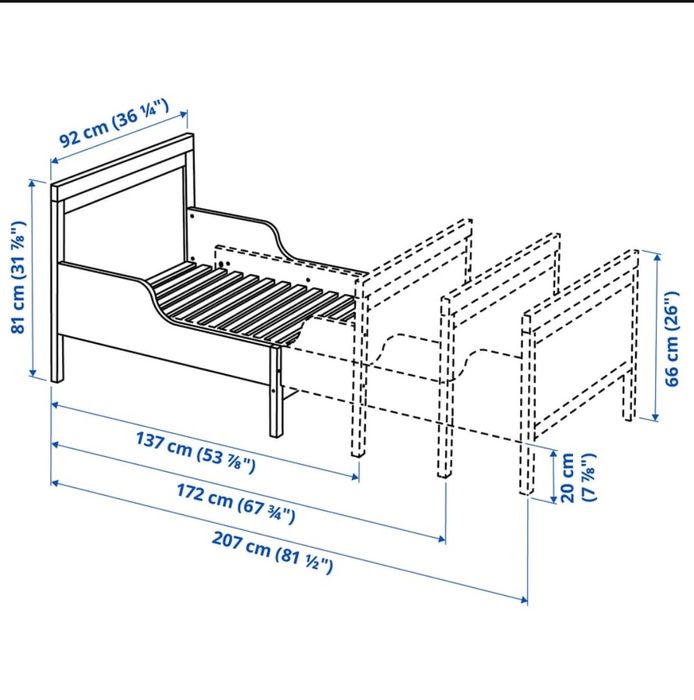 Cama ikea para criança