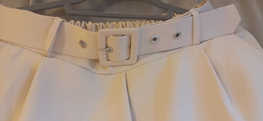 Garnitur damski włoski beżowy XL