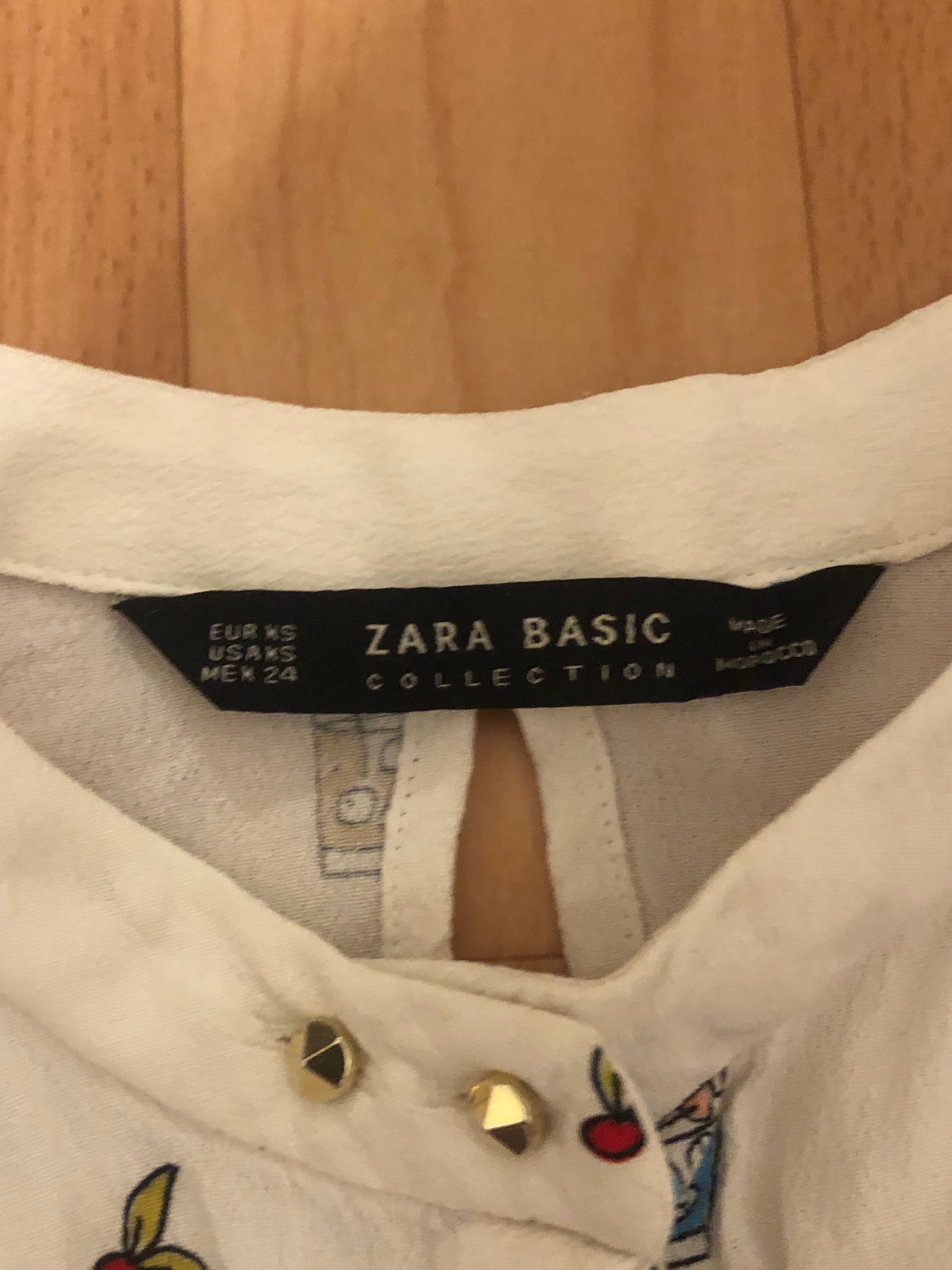 bluza biała nowa zara