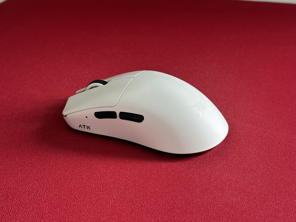 Мишка ATK F1 PRO MAX Біла 8К ресивер