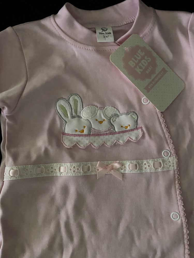 Babygrow rosa 3 meses