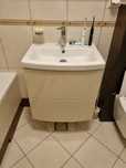 Szafka pod umywalke z umywalka Cersanit z bateria HANS GROHE