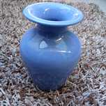 Jarra azul para decoração