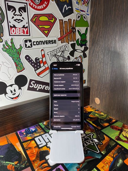 iPhone X 256gb 92% Black черный айфон 10