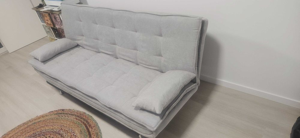 Sofá 3 lugares e sofá cama