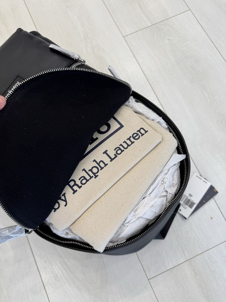 Оригінал! Шкіряний Рюкзак Polo Ralph Lauren чоловічий . Портфель новий