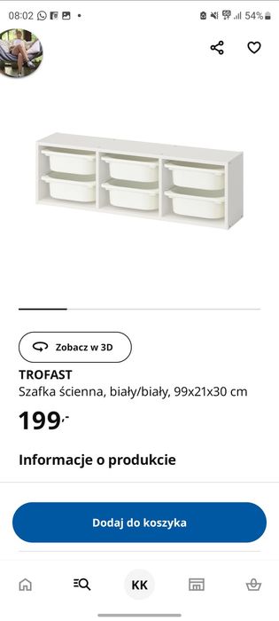 Ikea trofas wiszacy ikea