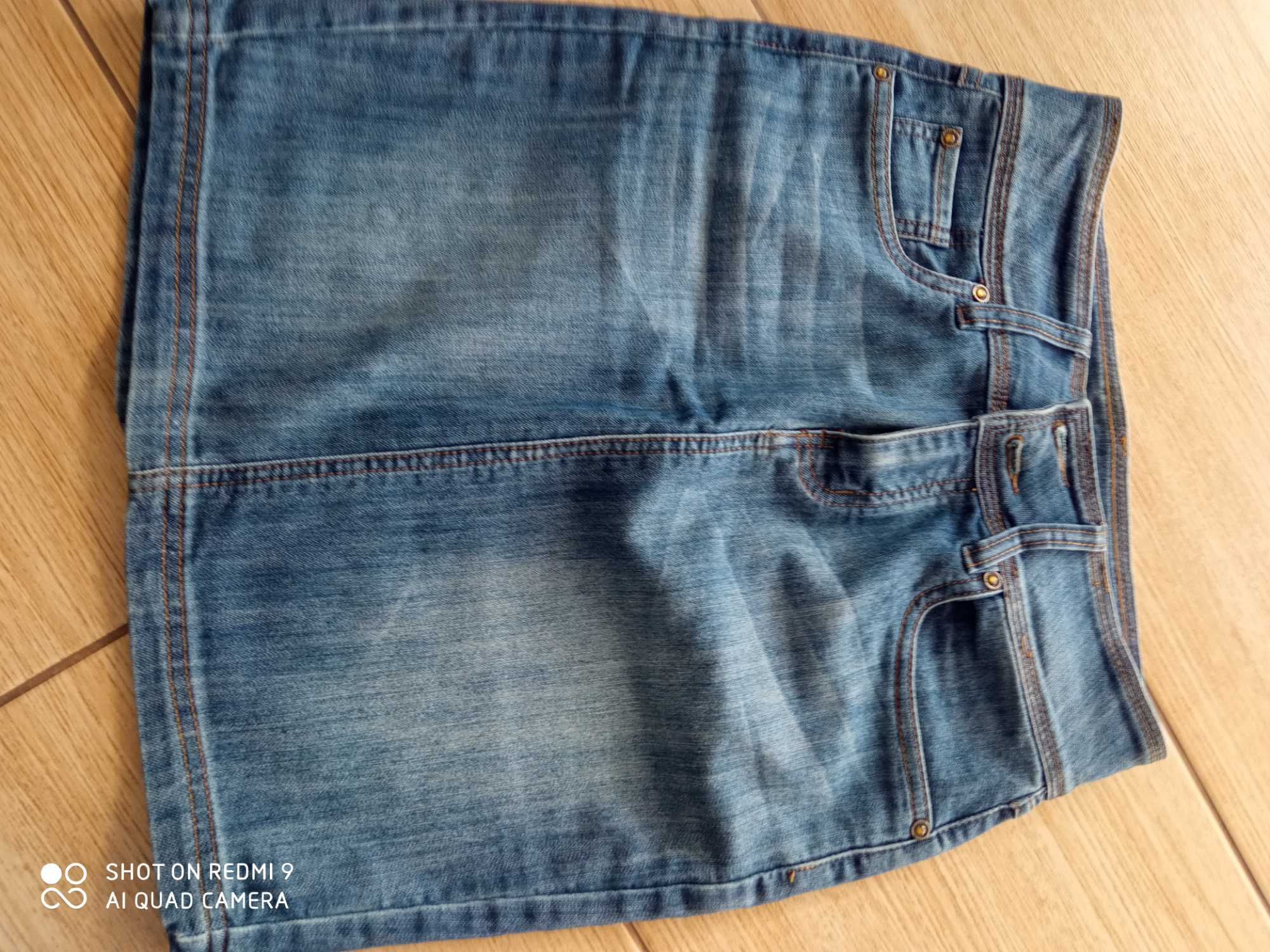 Spódnica bawełniana jeans
