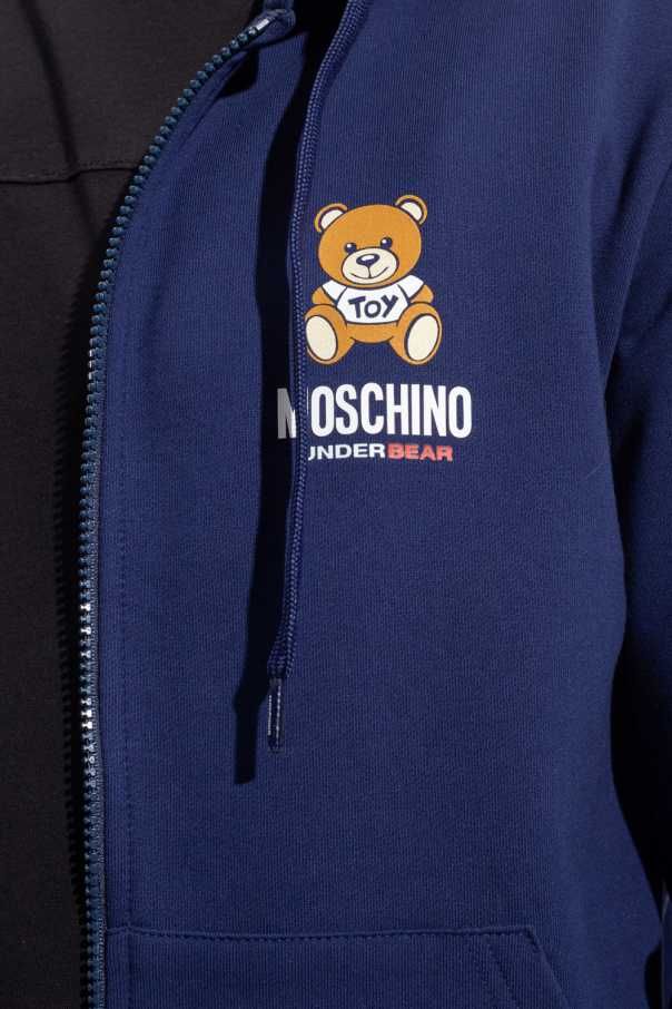MOSCHINO markowa męska bluza NOWOŚĆ NERO MIŚ Nowa