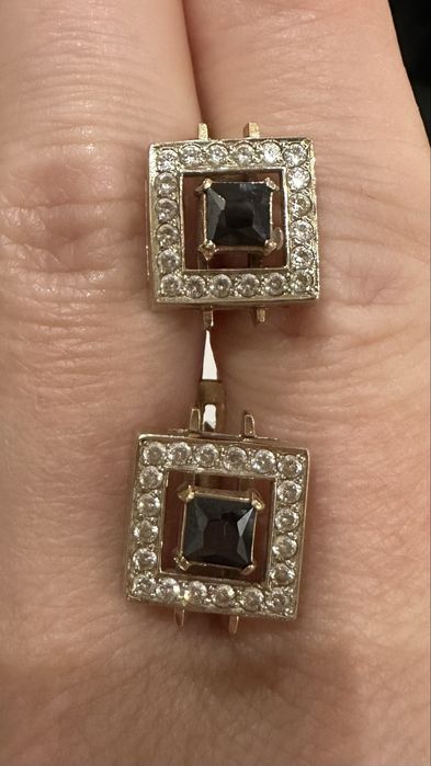 Золотые серьги 585 проба