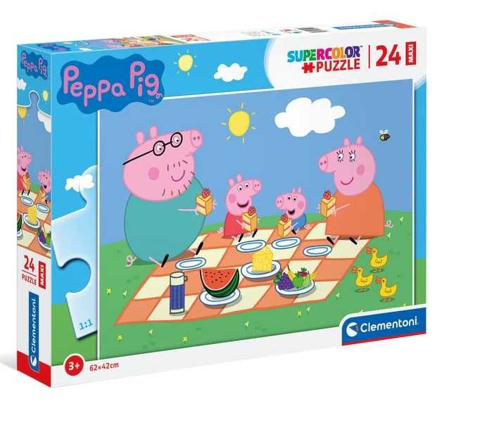 Clementoni 24028 PUZZLE MAXI 24 EL. Świnka Peppa