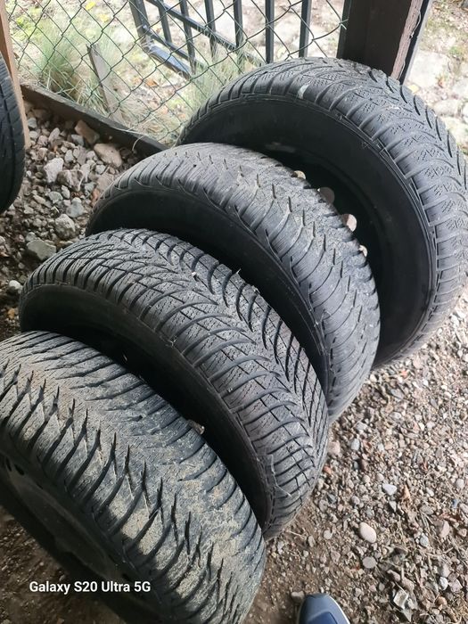 Opony zimowe komplet felgi 14 175/65 rozstaw śrob 4x100