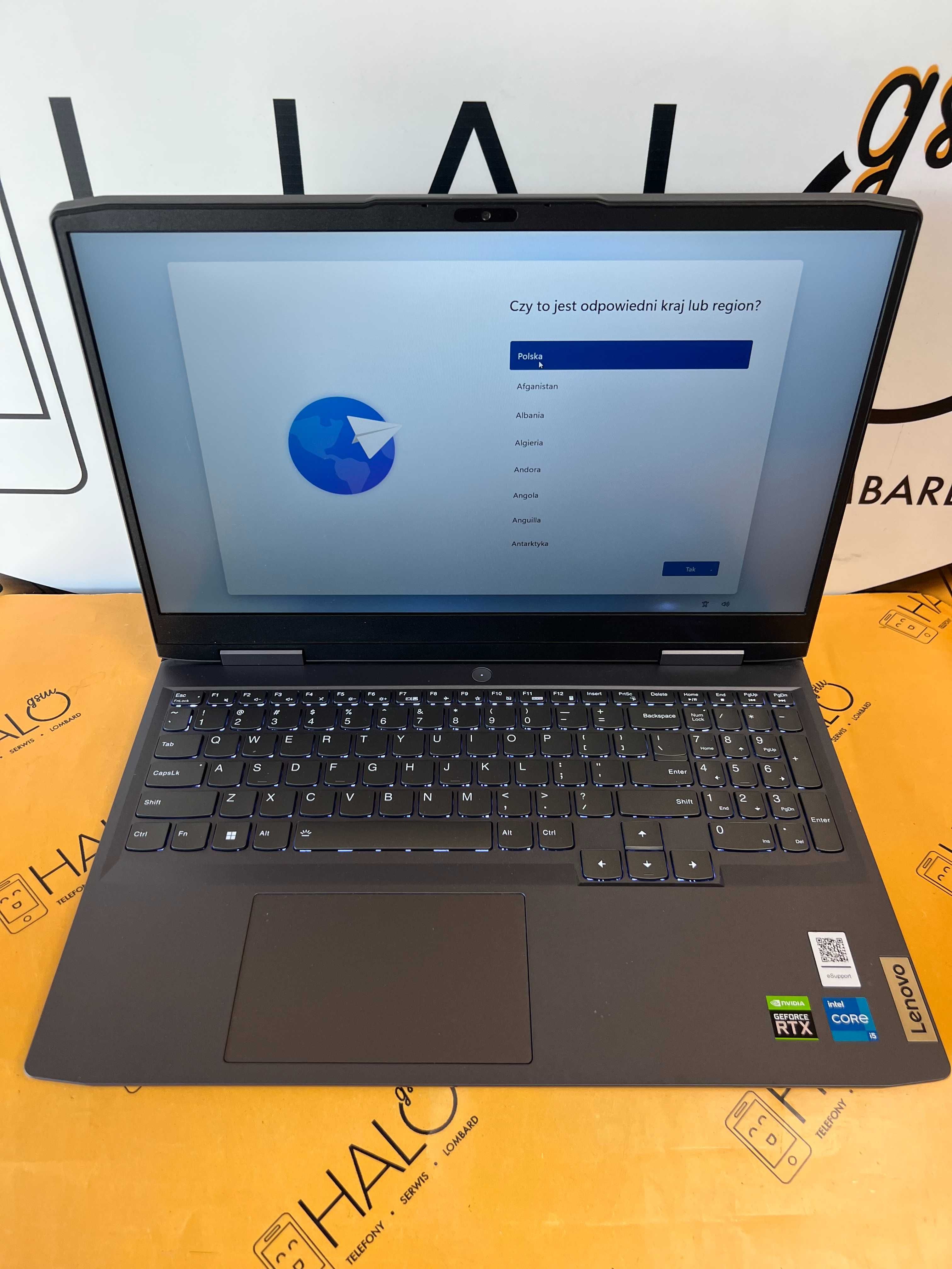 Laptop Lenovo LOQ 15IRH8 i5/16GB/RTX 3050/512GB od Lombard HaloGSM