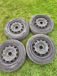 Sprzedam cztery felgi 14 4x108 z oponami
