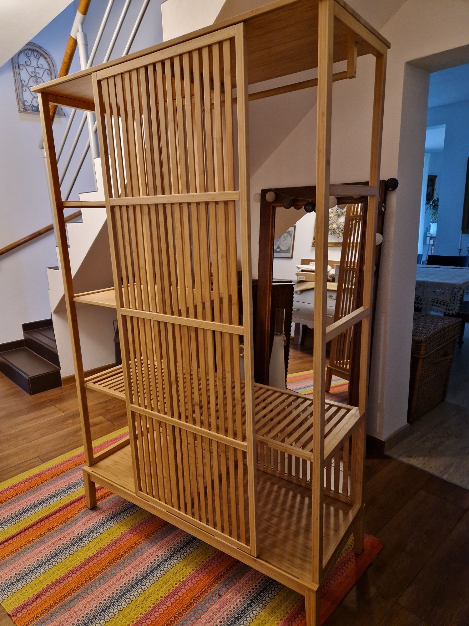 Szafa otwarta  Ikea NORDKISA bambus