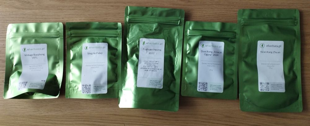 Herbaty typu Baozhong, Heicha, Qian Liang, Ya Bao, Tibetan tea