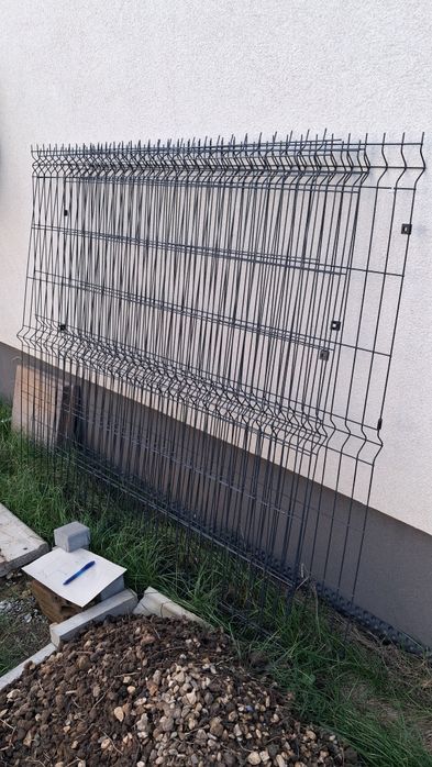 Siatki panele 3d ogrodzeniowe antracyt