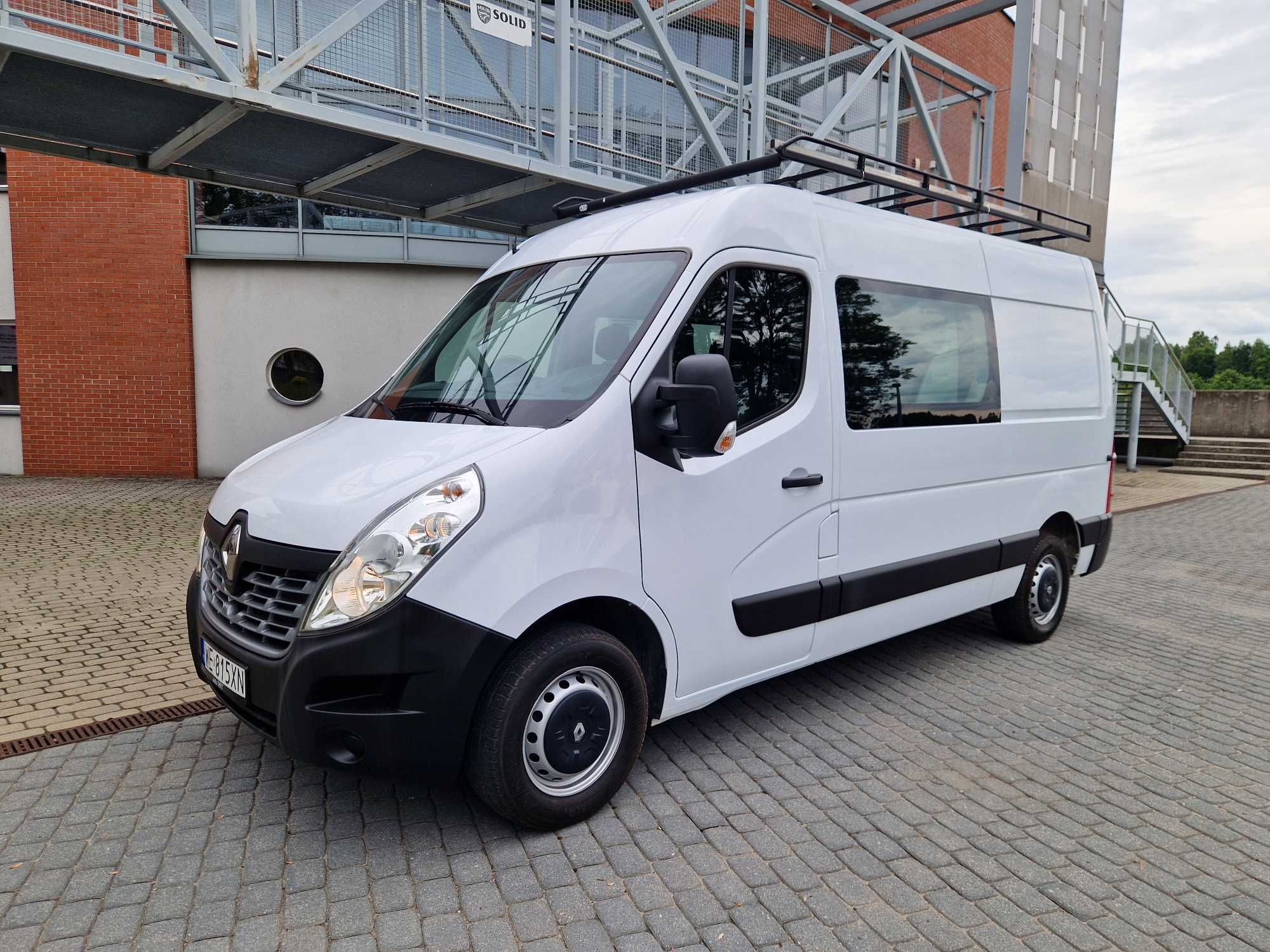 Renault Master Furgon Brygadówka 6 7 Osób 170 Km Bagażnik Krajowy 1 Wł