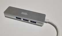 Hub USB Silver Monkey USB-C 4x USB 3.0 Silver SMA115