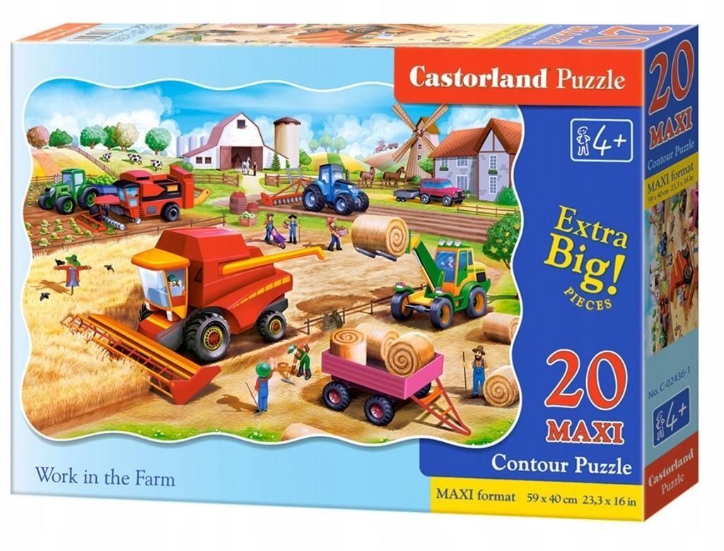 Puzzle 20 Max - Work On The Farm Castor